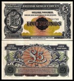 Marea Britanie 1948 - 5 pounds, Forțele Armate, UNC