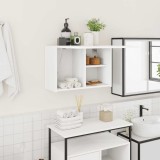 vidaXL Dulap Baie Perete Alb 60x25x40 cm Lemn Prelucrat Mobilier