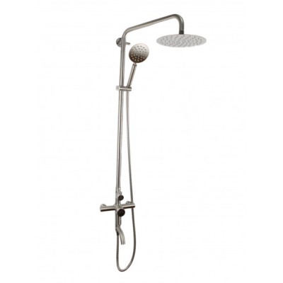 Coloana de dus Mixxus SUS-009-J, 120 cm baterie si para, monocomanda, furtun flexibil Innovative ReliableTools foto