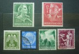 Set timbre Germania Grossdeutsches Reich RAD Hindenburg Reichsparteitag - A228