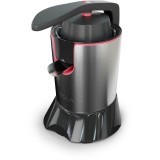 Storcator de citrice Tesla CJ301BX, 300W, 0.65L, 2 conuri, 2 directii de rotire, Inox/Negru