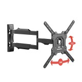 Suport TV de perete reglabil &ndash; pentru ecrane 17&rdquo;-55&rdquo;, 35 kg, VESA universal, negru Best CarHome
