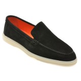 Mocasini GRYXX negri, LP100, din piele intoarsa