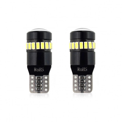 Set becuri auto cu LED CANBUS compatibil T10 W5W 19 SMD Alb 12V FAVLine Selection foto