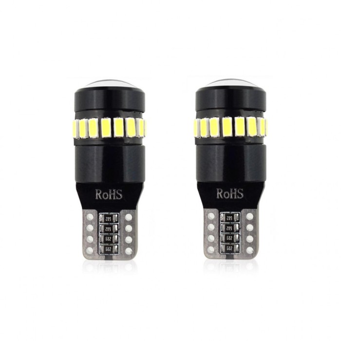 Set becuri auto cu LED CANBUS compatibil T10 W5W 19 SMD Alb 12V FAVLine Selection