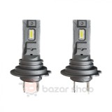 Cumpara ieftin Set 2 becuri LED H7 mini, 100W, 6000K, 12V