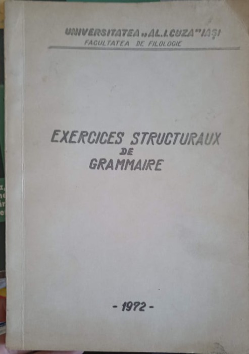 EXERCICES STRUCTURAUX DE GRAMMAIRE-COLECTIV-253378