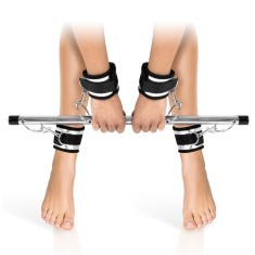 Sistem Imobilizare Fetish Tentation &raquo;Spreader Bar Fetish Fantasies Series&laquo; Argintiu