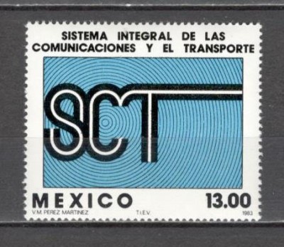 Mexic.1983 Ministerul comunicatiilor si transportului GZ.65 foto