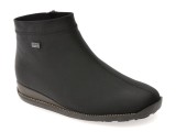 Ghete RIEKER negre, 98251, din material textil