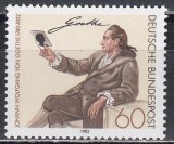 Germania 1982 - 150 de ani de la moartea lui Goethe, MNH, Nestampilat