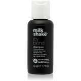 Milk Shake Icy Blond Shampoo șampon pentru neutralizarea tonurilor de galben pentru par blond 50 ml