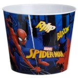 Pahar plastic cu motiv Spiderman pentru gustări 2.4L, CMCLASS