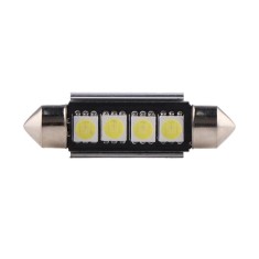 Bec Led Auto Techstar&reg; Festoon, 4 LED, Alb Rece, 6000K, 12V, 150 lm, 41mm