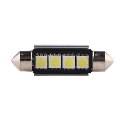 Bec Led Auto Techstar&amp;reg; Festoon, 4 LED, Alb Rece, 6000K, 12V, 150 lm, 41mm foto