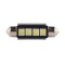 Bec Led Auto Techstar&reg; Festoon, 4 LED, Alb Rece, 6000K, 12V, 150 lm, 41mm