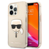 Husa Karl Lagerfeld IPhone 13 Pro Max Head glitter pink