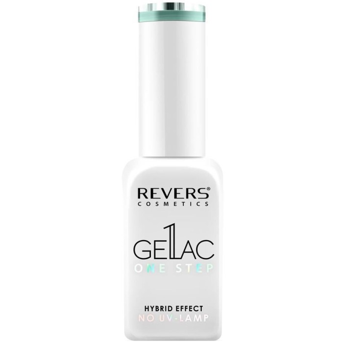 Lac de unghii Gellac 1 Step, Hybrid Effect, Non UV, Revers, 20 Green Mint, 10 ml