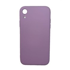 Husa silicon soft-touch compatibila cu Apple IPhone XR, Mov lila