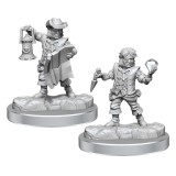 Set 2 Miniaturi Nepictate D&amp;D Frameworks - Male Halfling Rogue