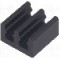 Radiator extrudat, aluminiu, 10mm x 10mm, neagra, FISCHER ELEKTRONIK - ICKSMDO10SA