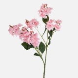 Ramura decorativa de migdal roz, 86 cm, cu flori artificiale, CMCLASS