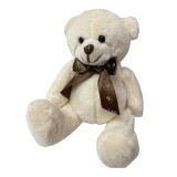 Ursulet Crem Botez Lumanare, Aranjamente Flori, Buchet Botez, Ursulet Breloc 15cm