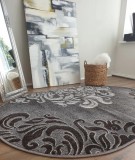 Covor Modern, Mira 24031, Gri, Oval, Diverse Dimensiuni - 60x110