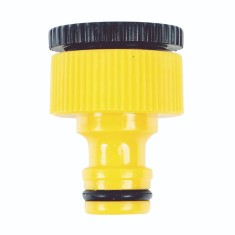 Conector furtun, cu robinet, ABS, diametru 1/2&quot; - 3/4&quot;