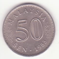 Malayesia 20 sen 1983 foto