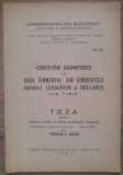 Cercetari biometrice la rasa Simmental din sindicatele jud. Timis/ 1936