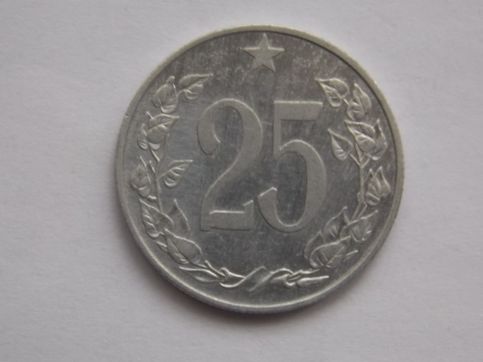25 HALERU 1953 CEHOSLOVACIA
