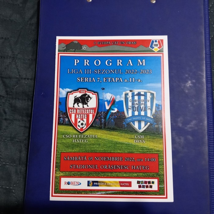 program Retezatul Hateg - CSM Deva