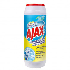 Praf de Curatat Ajax Lemon, 450 g, Praf de Curatat cu Lamaie, Solutie Pulbere de Curatat, Solutii Curatare Ajax, Solutie Curatare Ajax, Solutie Curata