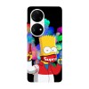 Husa compatibila cu Huawei P50 Pro model Supreme Bart Simson, Silicon, TPU, Viceversa, Transparent, Carcasa