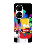 Husa compatibila cu Huawei P40 Pro model Supreme Bart Simson, Silicon, TPU, Viceversa