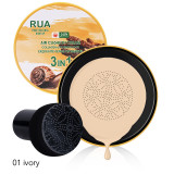 Fond de Ten Air Cusion Cream 3 in 1 Collagen &amp; Licorice Root RUA, 01 Ivory