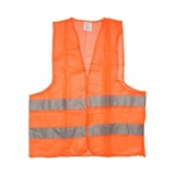 Cumpara ieftin Vesta reflectorizanta portocalie pentru siguranta rutiera, vizibilitate ridicata, marime universala, obligatorie pentru autoturisme, camioane si activ