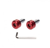 Set 2 capeti ghidon motociclete, culoare rosu, diametru guma 17.7mm Cod Produs: MX_NEW AW56917BR