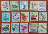 COLONIE -BELGIANA-in CONGO-''FLORA-FLORI''-15v.-Stampilate.--Vezi-Scan