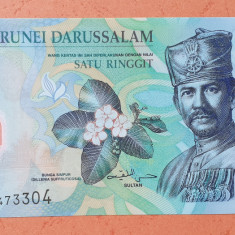 1 Dolar 2011 - Bancnota veche Brunei - one dollar - piesa SUPERBA - UNC