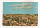 FA144 -Carte Postala - ISRAEL - Jerusalem. Temple area and Mt. Scopus, circulata 1973