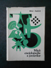 MILOS ZAPLETAL - MICA ENCICLOPEDIE A JOCURILOR (1980, editie cartonata) foto