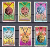 A12 S7 6 - Timbre foarte vechi - Coreea - Jocurile Olimpice 1976