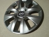Capace Roti Opel R15 Astra Vectra Zafira Corsa - Set 4 Bucati Gri Deschis, Emblema Metalica