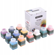 Vopsele 12x 30ml 12 culori aerografe timbertech foto