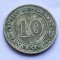 379. Moneda Straits Settlements 10 cents 1926 - (Argint 0.600)