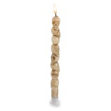 Cumpara ieftin Lumanare Halloween ceara multicolora cu led IIII cm 4 x 2,5 x 30 H
