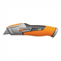 FISKARS. Cutit utilitar CarbonMax cu lama retractabila 17.7cm