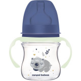 Canpol babies EasyStart Sleepy Koala 120 ml biberon pentru sugari 0 m+ Blue 120 ml